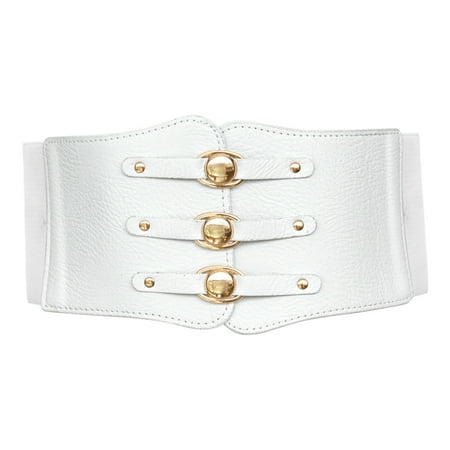 Feiboyy Women Corset Belt Wide Leather Waist Belt for Daily Punk Dresses Chest Elastic Waistband
Feiboyy Women Corset Belt Wide Leather Waist Belt for Daily Punk Dresses Chest Elastic Waistband