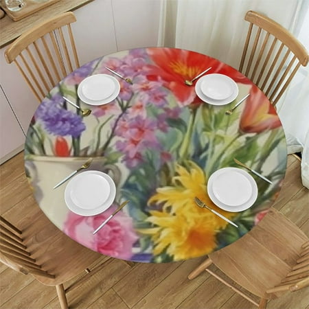 Purple Plaid Tulip Round Tablecloth Fitted Table Cover with Elastic Party Waterproof Tablecloths
Purple Plaid Tulip Round Tablecloth Fitted Table Cover with Elastic Party Waterproof Tablecloths
