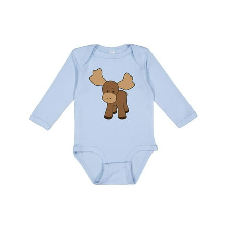 Inktastic Cute Moose Gift Baby Boy or Baby Girl Long Sleeve Bodysuit 
Inktastic Cute Moose Gift Baby Boy or Baby Girl Long Sleeve Bodysuit