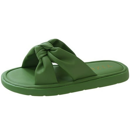 VerPetridure Summer Sandals for Women 2023 Women s Casual Fashion Slippers Solid Color Bowknot Flat Beach Slippers
VerPetridure Summer Sandals for Women 2023 Women s Casual Fashion Slippers Solid Color Bowknot Flat Beach Slippers