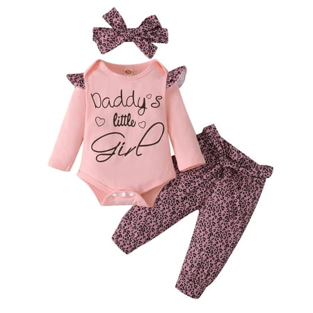 NZRVAWS Baby Girls Winter Outfits 12 Months Baby Girls Letter Print 18 Months Baby Girls Ruffle Sleeve Romper Top Leopard Print Pants Headband 3Pcs Winter Clothes Set Pink
NZRVAWS Baby Girls Winter Outfits 12 Months Baby Girls Letter Print 18 Months Baby Girls Ruffle Sleeve Romper Top Leopard Print Pants Headband 3Pcs Winter Clothes Set Pink