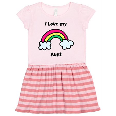 Inktastic I Love my Aunt Gift Toddler Girl Dress