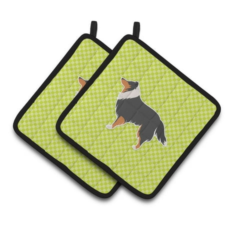 Caroline s Treasures BB3830PTHD Sheltie/Shetland Sheepdog Checkerboard Green Pair of Pot Holders 7.5HX7.5W multicolor
Caroline s Treasures BB3830PTHD Sheltie/Shetland Sheepdog Checkerboard Green Pair of Pot Holders 7.5HX7.5W multicolor