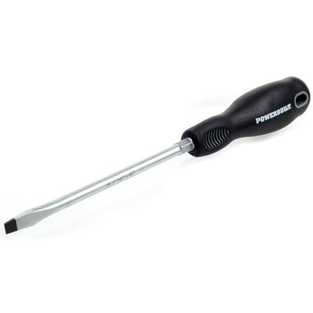 Powerbuilt 5/16 x 6 Inch Slotted Screwdriver with Double Injection Handle - 646136
Powerbuilt 5/16 x 6 Inch Slotted Screwdriver with Double Injection Handle - 646136