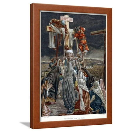 The Descent from the Cross, C1890 Framed Print Wall Art By James Jacques Joseph Tissot