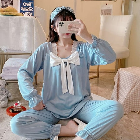 DanceeMangoo WAVMIT New Women Pyjamas Student Cute Long Tops Set Lace Young Girl Pajamas Sets NightSuit Girl Sleepwear Sets Women Home Wear
DanceeMangoo WAVMIT New Women Pyjamas Student Cute Long Tops Set Lace Young Girl Pajamas Sets NightSuit Girl Sleepwear Sets Women Home Wear