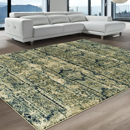Superior 8mm Pile Height, Durable, Fashionable Zebrina Area Rug, 8' x 10'