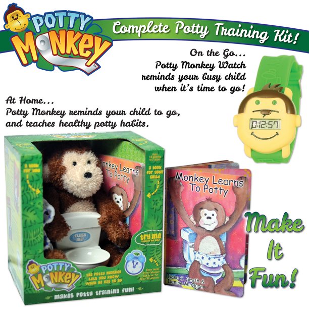 Potty Monkey and Potty Monkey Watch for Best Potty Training Success