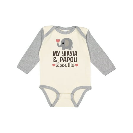 Inktastic My Yia Yia and Papou Love Me Outfit Gift Baby Boy or Baby Girl Long Sleeve Bodysuit
Inktastic My Yia Yia and Papou Love Me Outfit Gift Baby Boy or Baby Girl Long Sleeve Bodysuit