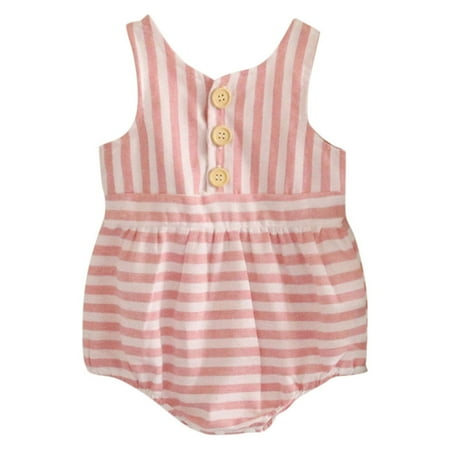 Chenyuanyuan Baby Girl Clothes Baby Boys Girls Sleeveless Striped Bodysuit Romper Clothes Size 6-9 Months
Chenyuanyuan Baby Girl Clothes Baby Boys Girls Sleeveless Striped Bodysuit Romper Clothes Size 6-9 Months