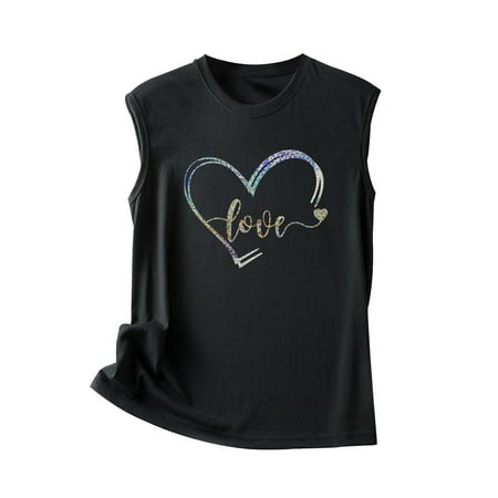 Graphic Sleeveless Tshirts for Womens Summer Print Tank Tops Casual Crewneck Loose Workout Tees Shirts
Graphic Sleeveless Tshirts for Womens Summer Print Tank Tops Casual Crewneck Loose Workout Tees Shirts