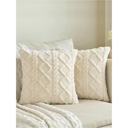 16x16 1Pc Throw Pillow Cover Decorative Square Beige Geometric Tufted Pillow Case Without Filler Soft Polyester Throw Pillow Cushion Cover for Sofa Couch Bedroom Car Cream A 16x16
16x16 1Pc Throw Pillow Cover Decorative Square Beige Geometric Tufted Pillow Case Without Filler Soft Polyester Throw Pillow Cushion Cover for Sofa Couch Bedroom Car Cream A 16x16