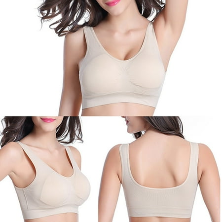 Welling Women V-Neck Stretch Wire Free Pure Color Bra Yoga Sports Crop Tops Sleepwear
Welling Women V-Neck Stretch Wire Free Pure Color Bra Yoga Sports Crop Tops Sleepwear