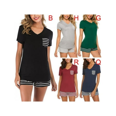 SUPERHOMUSE 2Pcs Pajama Set For Women Short Sleeve Tops + Shorts Summer Comfy Nightwear Sleepwear Ladies Crew Neck T Shirt Short Trousers Homewear
SUPERHOMUSE 2Pcs Pajama Set For Women Short Sleeve Tops + Shorts Summer Comfy Nightwear Sleepwear Ladies Crew Neck T Shirt Short Trousers Homewear