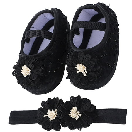 PANGF Children s Soft Shoes Baby Shoes with Hair Band Fashion Soft Soled Toddler Shoes Versatile Dress Flower Princess Shoes Toddler Shoes
PANGF Children s Soft Shoes Baby Shoes with Hair Band Fashion Soft Soled Toddler Shoes Versatile Dress Flower Princess Shoes Toddler Shoes