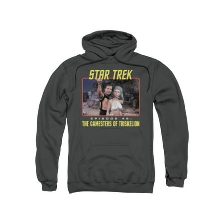 Star Trek TV Series Episode 46 Captain Kirk Adult Pull-Over Hoodie