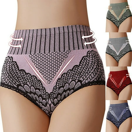 Jiaroswwei Briefs Flower Print Seamless Nylon Stretchy Tummy Control Panties for Women
Jiaroswwei Briefs Flower Print Seamless Nylon Stretchy Tummy Control Panties for Women