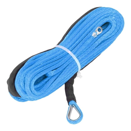 Winch Cable 4.8mmx15m Synthetic Fiber 5500lbs Breaking Strength Waterproof for ATV UTV TrailerBlue
Winch Cable 4.8mmx15m Synthetic Fiber 5500lbs Breaking Strength Waterproof for ATV UTV TrailerBlue