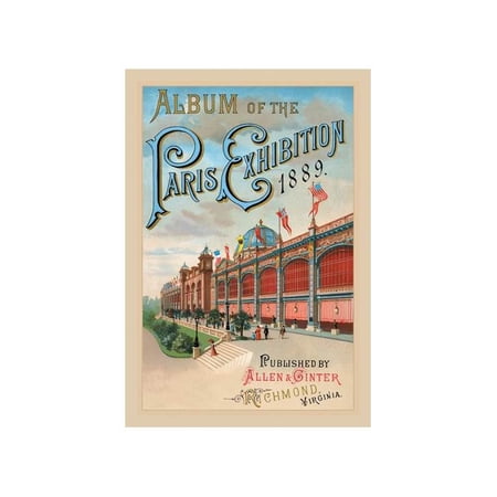 Album of The Paris Exhibition, 1889 Print (Unframed Paper Print 20x30)