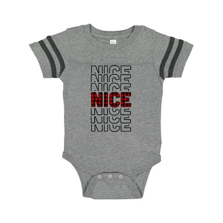 Inktastic Plaid Nice Christmas Mirror Words Gift Baby Boy or Baby Girl Bodysuit
Inktastic Plaid Nice Christmas Mirror Words Gift Baby Boy or Baby Girl Bodysuit