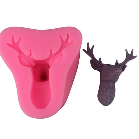 3D Deer Head Chocolate Mold Fondant Sugar Mold Decorating Cake Tools Aromatherapy Gypsum Silicone Mold
3D Deer Head Chocolate Mold Fondant Sugar Mold Decorating Cake Tools Aromatherapy Gypsum Silicone Mold
