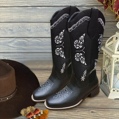 Sehao womens flat dress shoes Womens Boots Fashion Flower Butterfly Embroidered Ethnic Style Square Heel Chunky Heel Boots Mesh womens winter shoes women casual shoes
Sehao womens flat dress shoes Womens Boots Fashion Flower Butterfly Embroidered Ethnic Style Square Heel Chunky Heel Boots Mesh womens winter shoes women casual shoes