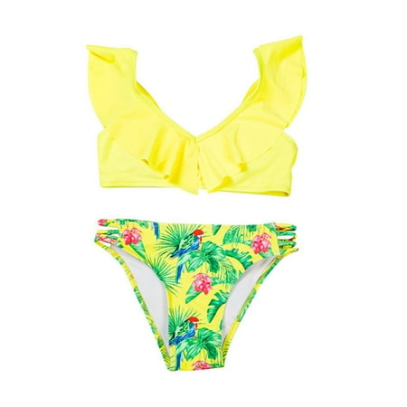 Summer Toddlers Girls Baby Floral Leaf Printed Holiday 2PCS Swimwear Swimsuit Bikini Child Kids Swim Beachwear
Summer Toddlers Girls Baby Floral Leaf Printed Holiday 2PCS Swimwear Swimsuit Bikini Child Kids Swim Beachwear