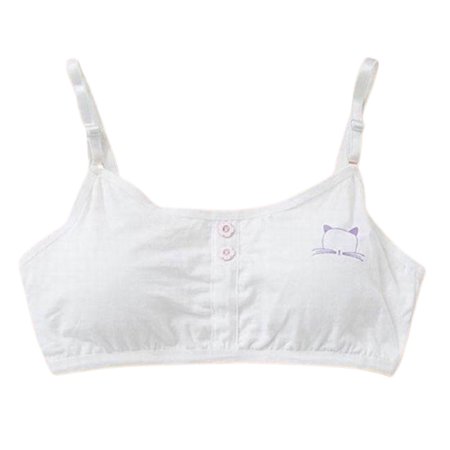 Girls Pull-On Underwear Soft Padded Cotton Breathable Camisoles Underwear With Adjustable Straps Sports Training Bra 
Girls Pull-On Underwear Soft Padded Cotton Breathable Camisoles Underwear With Adjustable Straps Sports Training Bra
