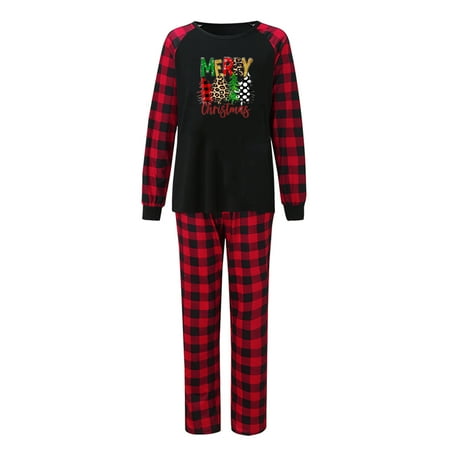 DeHolifer Family Christmas Pjs Matching Sets Printed Tops and Plaid Pants Holiday Xmas Sleepwear Pajamas for Family Red XL
DeHolifer Family Christmas Pjs Matching Sets Printed Tops and Plaid Pants Holiday Xmas Sleepwear Pajamas for Family Red XL