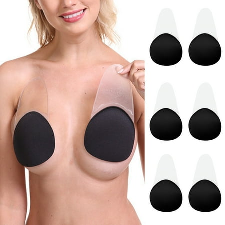 Strapless Bras For Women Triangle Transparent Breast Patch Rabbit Ears Strapless Silicone Breast Patch 3PC
Strapless Bras For Women Triangle Transparent Breast Patch Rabbit Ears Strapless Silicone Breast Patch 3PC