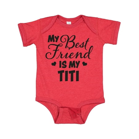 Inktastic My Best Friend is My Titi with Hearts Gift Baby Boy or Baby Girl Bodysuit
Inktastic My Best Friend is My Titi with Hearts Gift Baby Boy or Baby Girl Bodysuit