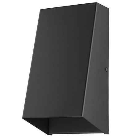 HomeRoots 398471 9.75 x 5 x 4.25 in. Nolan 1-Light Matte Black Wall Light