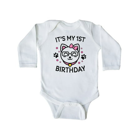 Inktastic Its My 1st Birthday with Cat in Glasses Gift Baby Girl Long Sleeve Bodysuit
Inktastic Its My 1st Birthday with Cat in Glasses Gift Baby Girl Long Sleeve Bodysuit