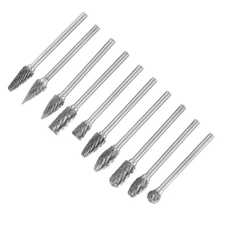 File Milling Cutter Carving Router 3mm 10Pcs Good Durability Wood Carving Router Carbide File Widely Used For Repair Tool For Man
File Milling Cutter Carving Router 3mm 10Pcs Good Durability Wood Carving Router Carbide File Widely Used For Repair Tool For Man