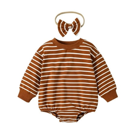 Christmas Clearance! SuoKom Baby Boys Girls Bodysuit Infants Pure Cotton Coverall Striped Long Sleeves Letter Print T-Shirt Jumpsuit Infant Romper Baby Clothes Essentials (0-24 Months)
Christmas Clearance! SuoKom Baby Boys Girls Bodysuit Infants Pure Cotton Coverall Striped Long Sleeves Letter Print T-Shirt Jumpsuit Infant Romper Baby Clothes Essentials (0-24 Months)