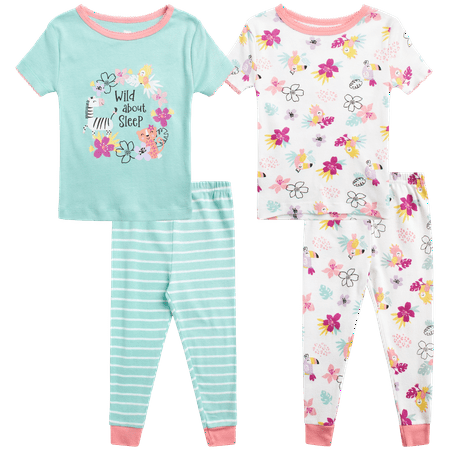 Koala Baby Girls Pajama Set - 4 Piece Snug Fit Shirt and Sleepwear Jogger Pants (Infant)
Koala Baby Girls Pajama Set - 4 Piece Snug Fit Shirt and Sleepwear Jogger Pants (Infant)
