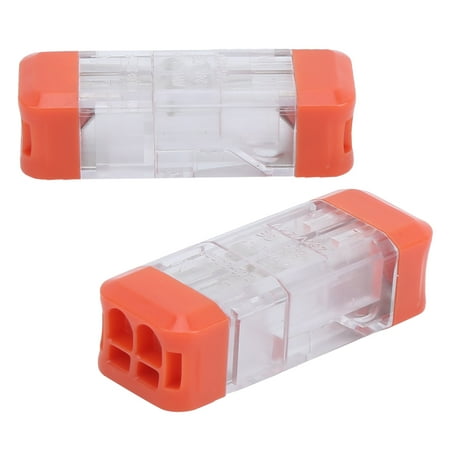 ESTINK 20Pcs Wire Block Clamp Terminal Transparent Split Butt Type 2‑in‑2‑out Quick Wiring LT‑22 Fast Wire Connector 2‑in‑2‑out Wire Block Clamp Terminal
ESTINK 20Pcs Wire Block Clamp Terminal Transparent Split Butt Type 2‑in‑2‑out Quick Wiring LT‑22 Fast Wire Connector 2‑in‑2‑out Wire Block Clamp Terminal