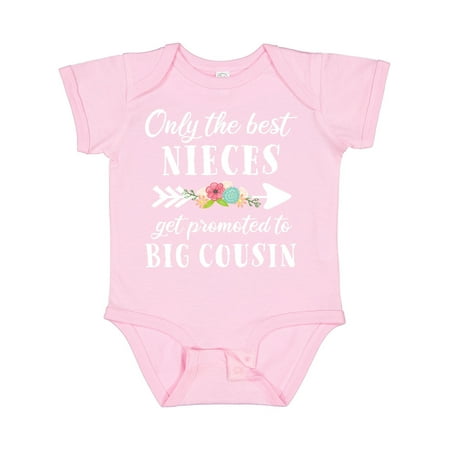 Inktastic Only the Best Nieces Get Promoted to Big Cousin Gift Baby Boy or Baby Girl Bodysuit
Inktastic Only the Best Nieces Get Promoted to Big Cousin Gift Baby Boy or Baby Girl Bodysuit