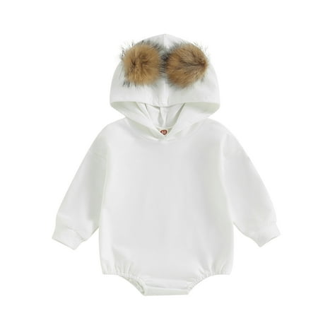 Toddler Boys Girls Rompers Unisex Solid Fall Winter Long Sleeve Hooded Bodysuit Jumpsuits Size 0-3M
Toddler Boys Girls Rompers Unisex Solid Fall Winter Long Sleeve Hooded Bodysuit Jumpsuits Size 0-3M
