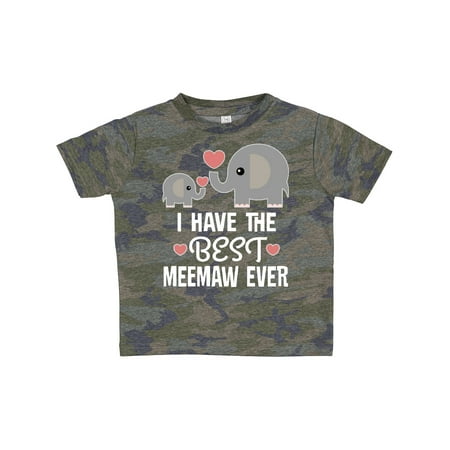 Inktastic Best Meemaw Ever Grandkids Gift Toddler Boy or Toddler Girl T-Shirt
