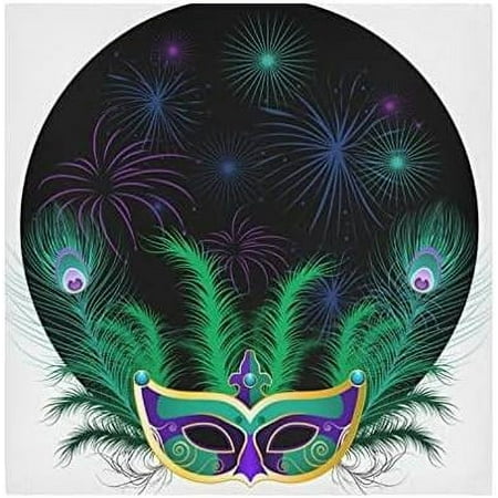 Hyjoy 20*20in Mardi Gras Cloth Napkins Set of 6 Oversized Washable Reusable Polyester Dinner Table Napkins for Family Restaurant Party Decor
Hyjoy 20*20in Mardi Gras Cloth Napkins Set of 6 Oversized Washable Reusable Polyester Dinner Table Napkins for Family Restaurant Party Decor