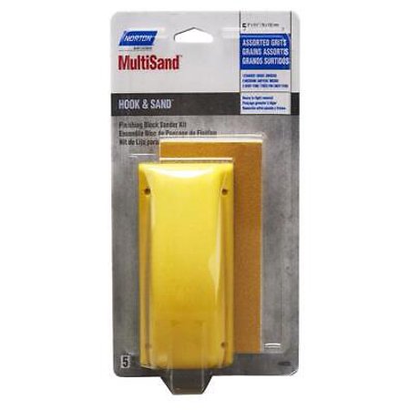 Norton MultiSand 3 in. L X 5-1/4 in. W Assorted Finishing Sander Kit