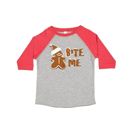 Inktastic Bite Me Gingerbread Gift Toddler Boy or Toddler Girl T-Shirt