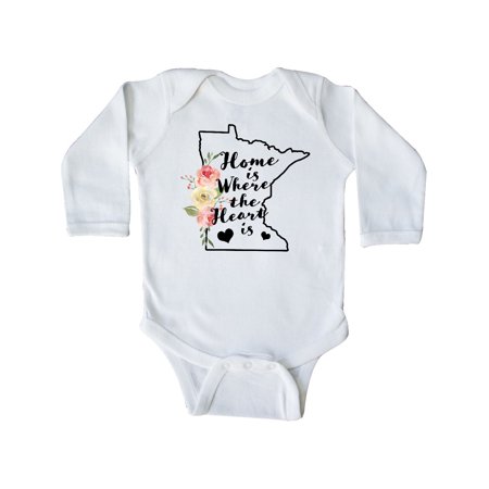 Inktastic Minnesota Home is Where the Heart is with Watercolor Floral Gift Baby Boy or Baby Girl Long Sleeve Bodysuit
Inktastic Minnesota Home is Where the Heart is with Watercolor Floral Gift Baby Boy or Baby Girl Long Sleeve Bodysuit