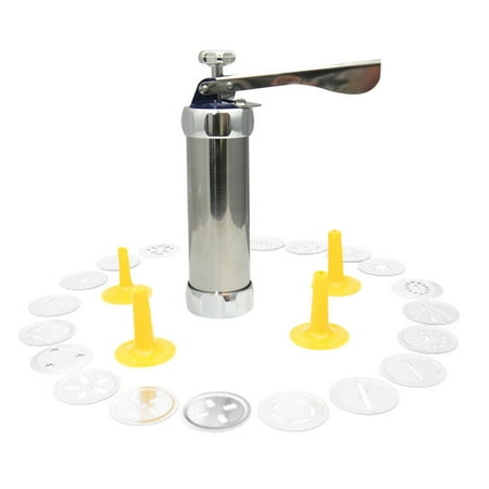 HXAZGSJA Cookie Making Machine Cookie Biscuit Maker with 20 Molds and 4 Spouts Baking Tools Kits(Silver)
HXAZGSJA Cookie Making Machine Cookie Biscuit Maker with 20 Molds and 4 Spouts Baking Tools Kits(Silver)