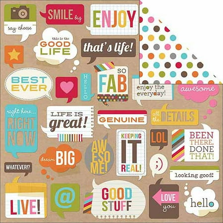 Snap Bubbles Paper - Simple Stories