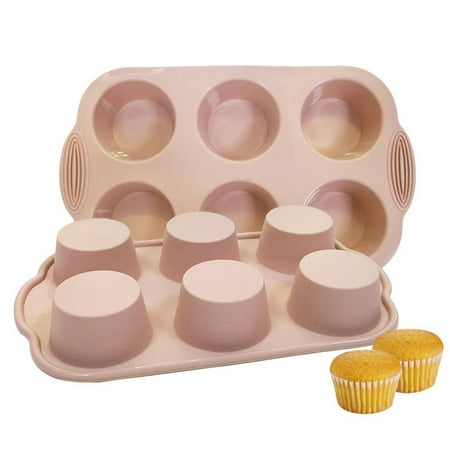 Baking Ice Cube Cupcake Handmade Silicone Mold Baking Muffin Cup 6 Cavity Muffin Cup Cake PINK
Baking Ice Cube Cupcake Handmade Silicone Mold Baking Muffin Cup 6 Cavity Muffin Cup Cake PINK