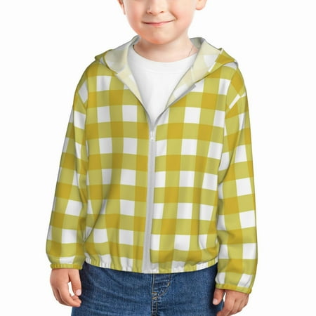 Sun Hoodie for Kids Yellow Checkboard A Long Sleeve Swim Fishing Shirts Sun Protection Zip Up Jacket Clothing Athletic Hoodie
Sun Hoodie for Kids Yellow Checkboard A Long Sleeve Swim Fishing Shirts Sun Protection Zip Up Jacket Clothing Athletic Hoodie