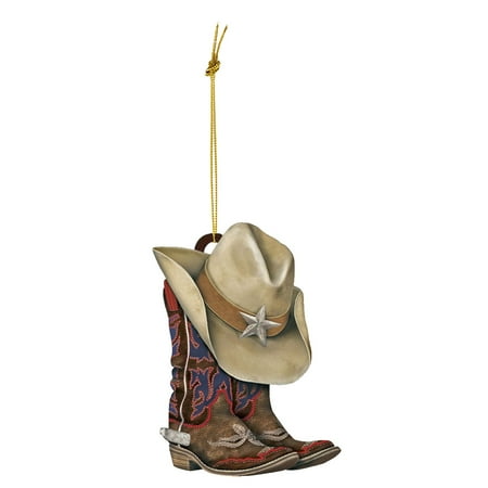 Coopserbil Independence Day Decoration Personalized Boots and Hats Denim Flat Acrylic Car Decorations