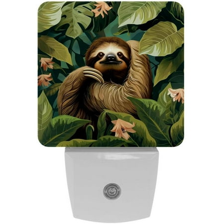 Sloth LED Square Night Light - Compact and Energy Efficient Illumination for Bedrooms and Bathrooms - Plug-in Wall Lamp with Auto Sensor
Sloth LED Square Night Light - Compact and Energy Efficient Illumination for Bedrooms and Bathrooms - Plug-in Wall Lamp with Auto Sensor